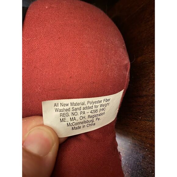 Vintage Overly Raker Green Plaid Santa Shelf Sitter With Extra Long Legs - Picture 5 of 6